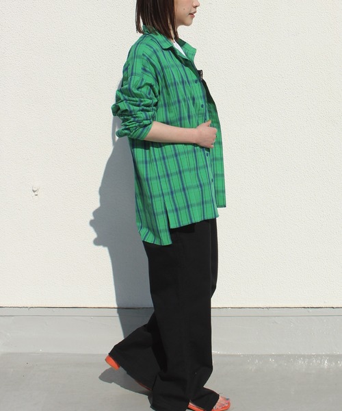 LAVEANGE（ラビアンジェ）の「カラーチェックシャツ（シャツ/ブラウス・メンズ・レッド/イエロー/グリーン・M/L）」の19枚目の写真