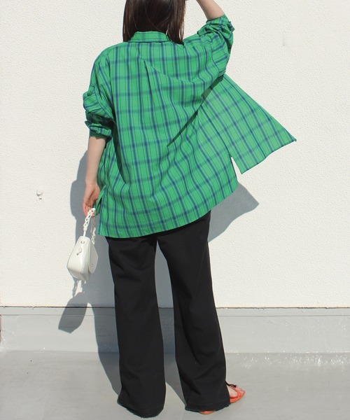 LAVEANGE（ラビアンジェ）の「カラーチェックシャツ（シャツ/ブラウス・メンズ・レッド/イエロー/グリーン・M/L）」の20枚目の写真