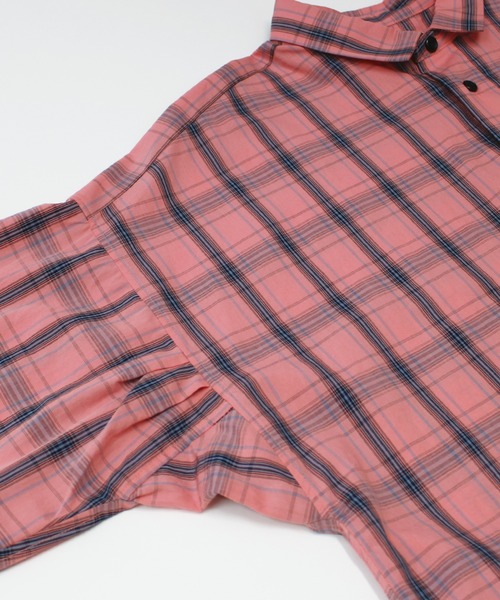 LAVEANGE（ラビアンジェ）の「カラーチェックシャツ（シャツ/ブラウス・メンズ・レッド/イエロー/グリーン・M/L）」の4枚目の写真