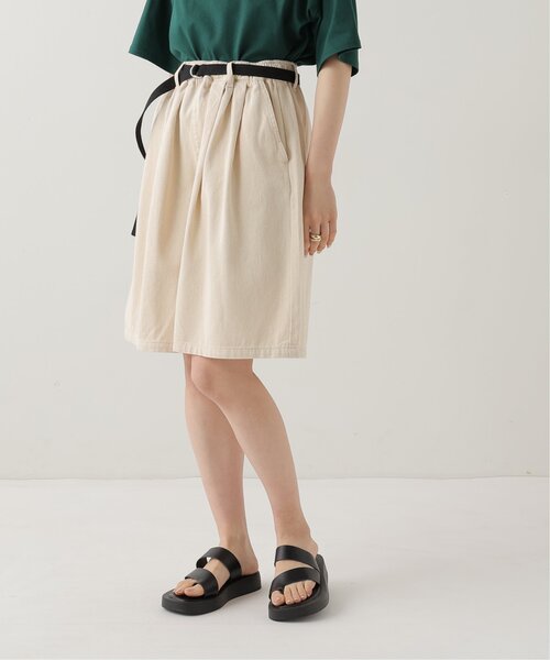 RAY CASSIN（レイカズン）の「カツラギハーフパンツ（その他パンツ・レディース・ブラック/オフホワイト/グリーン・FREE）」の2枚目の写真