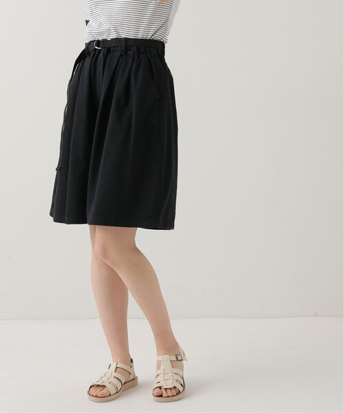 RAY CASSIN（レイカズン）の「カツラギハーフパンツ（その他パンツ・レディース・ブラック/オフホワイト/グリーン・FREE）」の4枚目の写真