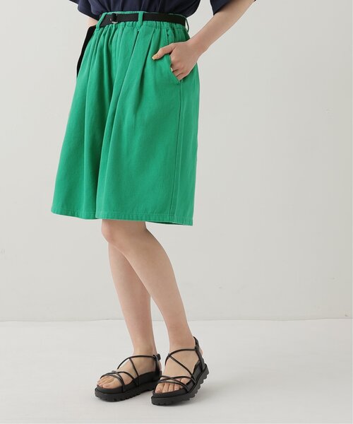 RAY CASSIN（レイカズン）の「カツラギハーフパンツ（その他パンツ・レディース・ブラック/オフホワイト/グリーン・FREE）」の8枚目の写真