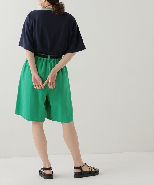 RAY CASSIN（レイカズン）の「カツラギハーフパンツ（その他パンツ・レディース・ブラック/オフホワイト/グリーン・FREE）」の10枚目の写真