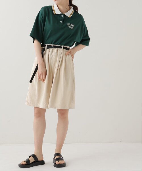 RAY CASSIN（レイカズン）の「カツラギハーフパンツ（その他パンツ・レディース・ブラック/オフホワイト/グリーン・FREE）」の13枚目の写真