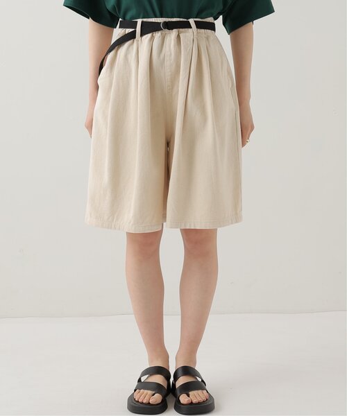 RAY CASSIN（レイカズン）の「カツラギハーフパンツ（その他パンツ・レディース・ブラック/オフホワイト/グリーン・FREE）」の14枚目の写真