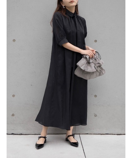 kaene（カエン）の「ティアードタンブラーバック（ハンドバッグ・レディース・ブラック/グレー/マスタード・FREE）」の6枚目の写真