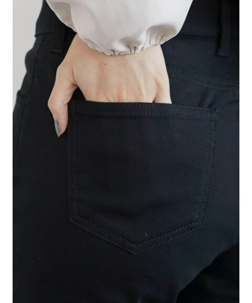 Green　Parks（グリーンパークス）の「BKストレッチスキニーパンツ＊（その他パンツ・レディース・ブラック・S/M/L）」の8枚目の写真