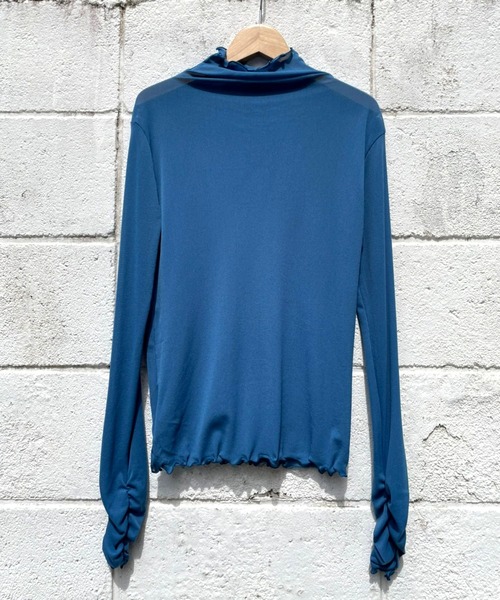 ＪＵＧＬＡＮＳ（ユグランス）の「☆ コーデ映え。パワーメッシュカラープルオーバー　251019（Tシャツ/カットソー・レディース・グレー/グリーン/ピンク/ブラック/アイボリー/オレンジ系1/ブラウン/ブルー/ピンク系1/グリーン系1・FREE）」の7枚目の写真