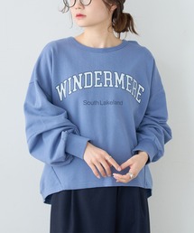 PUAL CE CIN | 裏毛プリントプルオーバー(スウェット)