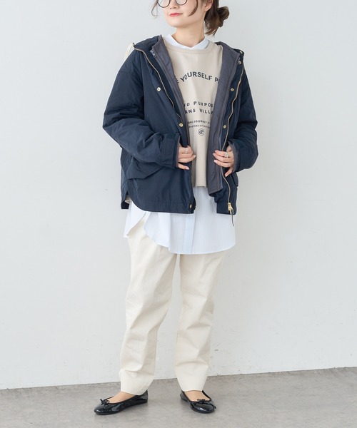 PUAL CE CIN（ピュアルセシン）の「裏毛プリントプルオーバー（スウェット・レディース・ホワイト/ベージュ/ブルー/ピンク・FREE）」の13枚目の写真