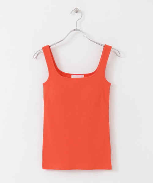 SENSE OF PLACE by URBAN RESEARCH（センスオブプレイスバイアーバンリサーチ）の「スクエアネックカップインタンクトップ（タンクトップ・レディース・レッド/ブラック/ブラウン/アイボリー・ONE）」の12枚目の写真