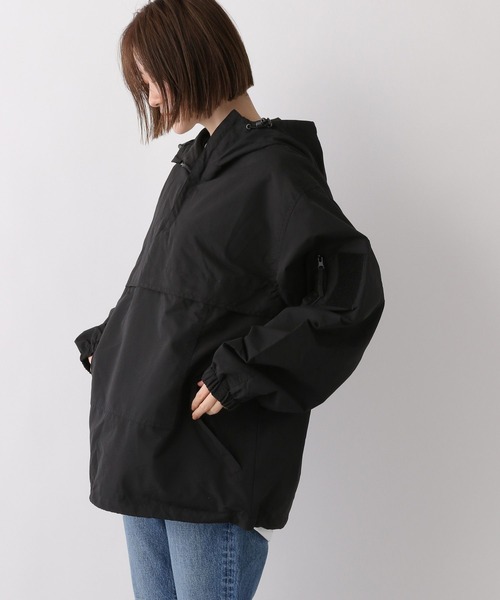 A part by（アパートバイ）の「Mil-Tec*ANORAKパーカー（ブルゾン・レディース・ブラック/キャメル・FREE）」の6枚目の写真