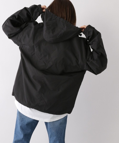 A part by（アパートバイ）の「Mil-Tec*ANORAKパーカー（ブルゾン・レディース・ブラック/キャメル・FREE）」の7枚目の写真