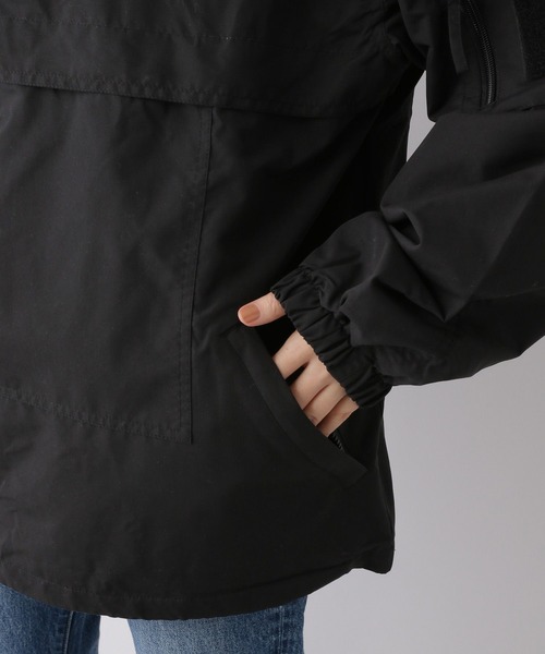 A part by（アパートバイ）の「Mil-Tec*ANORAKパーカー（ブルゾン・レディース・ブラック/キャメル・FREE）」の18枚目の写真