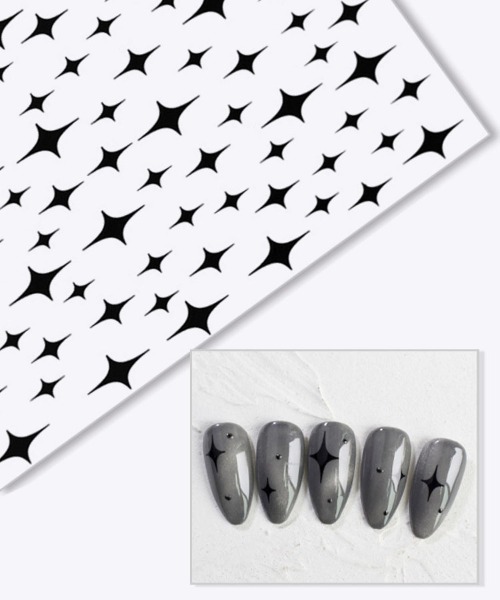 ネイルデコシール 星柄 ネイルシール ネイルチップ Doux Belle ドゥーベル のファッション通販 Zozotown