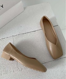 AMELY（エミリー）の「スクエアトゥスウィッチングパンプス（パンプス）」