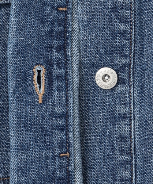 179/WG（イチナナキュウダブルジー）の「ルーズ デニムGジャン（デニムジャケット・レディース・ライトブルー/インディゴブルー・MEDIUM）」の21枚目の写真
