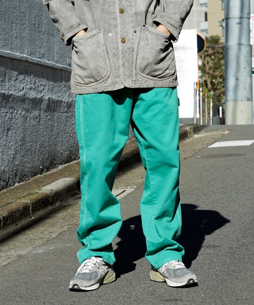 Wrangler(ラングラー)の「【WRANGLER/ラングラー】カラーペインターパンツ ワイドシルエット(その他パンツ・メンズ・ブラック/ダークグリーン/グレー/ブルー系その他/ホワイト/オレンジ/マスタード/ブルー/グリーン/イエロー/パープル・SMALL/MEDIUM/LARGE/X-LARGE)」の6枚目の写真