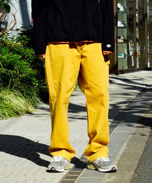 Wrangler(ラングラー)の「【WRANGLER/ラングラー】カラーペインターパンツ ワイドシルエット(その他パンツ・メンズ・ブラック/ダークグリーン/グレー/ブルー系その他/ホワイト/オレンジ/マスタード/ブルー/グリーン/イエロー/パープル・SMALL/MEDIUM/LARGE/X-LARGE)」の10枚目の写真