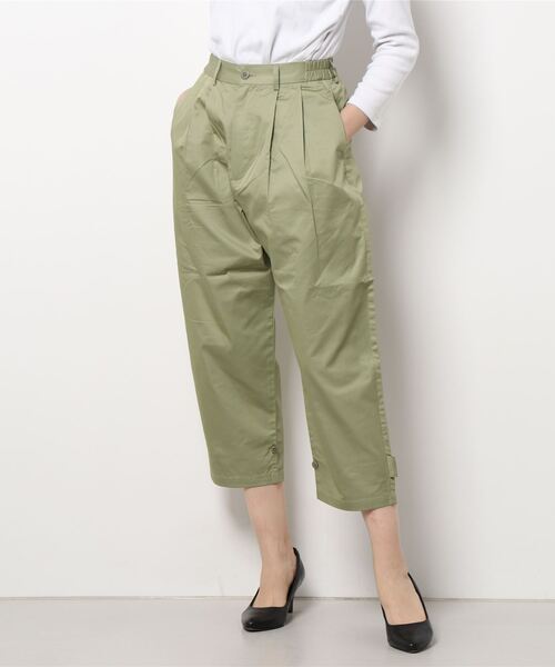 sm2rhythm(サマンサモスモスリズム)の「裾ベルト付ツータックパンツ(その他パンツ・レディース・ベージュ/グレー/オリーブ・フリ-)」の6枚目の写真