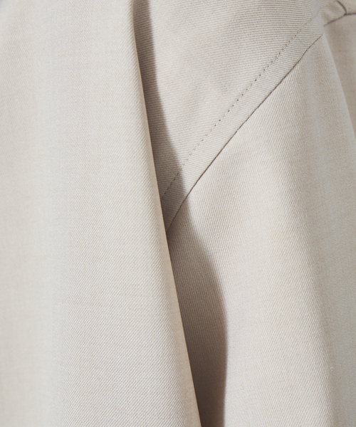 MYSELF ABAHOUSE（マイセルフアバハウス）の「【MYSELF ABAHOUSE】ポリツイル オーバーサイズ ワンボタン ジャケット（テーラードジャケット・メンズ・ベージュ/サックスブルー/ピンクベージュ/ブラック・48/46）」の14枚目の写真