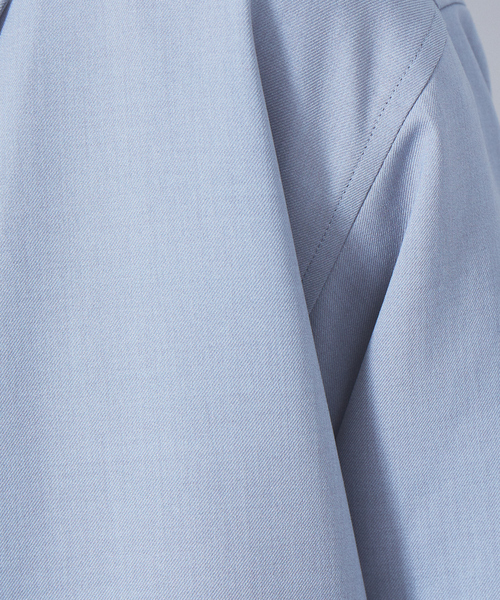 MYSELF ABAHOUSE（マイセルフアバハウス）の「【MYSELF ABAHOUSE】ポリツイル オーバーサイズ ワンボタン ジャケット（テーラードジャケット・メンズ・ベージュ/サックスブルー/ピンクベージュ/ブラック・48/46）」の15枚目の写真