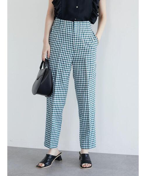 ELENCARE DUE(エレンカーレデュエ)の「・ELENCARE DUE ギンガムタックパンツ(その他パンツ・レディース・ブラック/ベージュ/グリーン・FREE)」の7枚目の写真