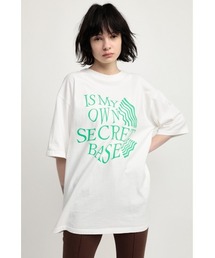 SLY | WAVY LOGO BIG T/SH ロゴ ビッグTシャツ(Tシャツ/カットソー)