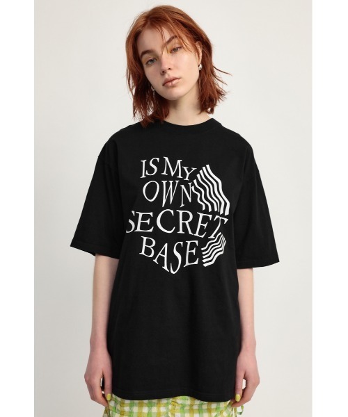 SLY（スライ）の「WAVY LOGO BIG T/SH ロゴ ビッグTシャツ（T