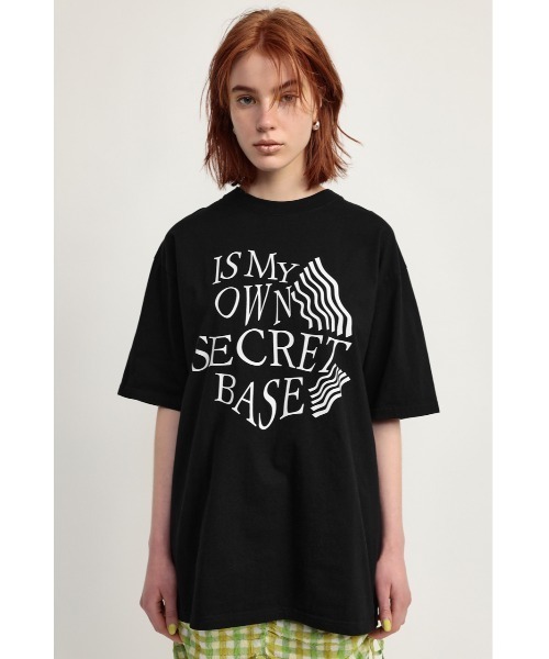 SLY（スライ）の「WAVY LOGO BIG T/SH ロゴ ビッグTシャツ（T