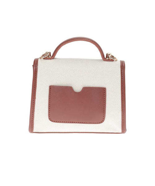 Edit Sheen（エディットシーン）の「フラップベルトキャンバスミニバッグ（ショルダーバッグ・レディース・ブラック/キャメル/ベージュ・FREE）」の12枚目の写真