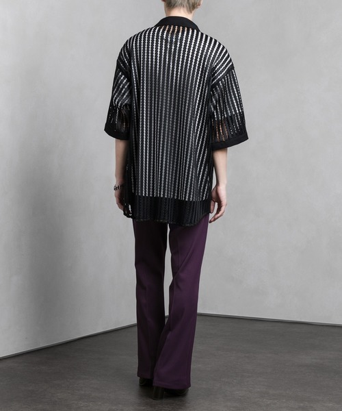 Adoon plain（アドーンプレーン）の「【Adoon plain】フレアスラックス（スラックス・メンズ・ブラック/ブルー/ライトグリーン/グレー/パープル/ダークオレンジ・SMALL/MEDIUM/LARGE）」の8枚目の写真