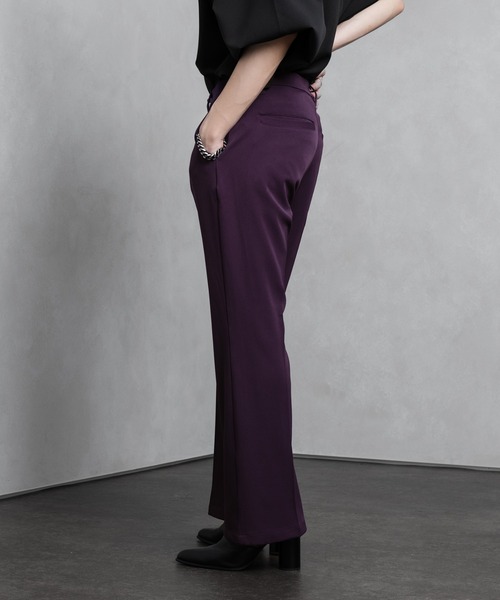 Adoon plain（アドーンプレーン）の「【Adoon plain】フレアスラックス（スラックス・メンズ・ブラック/ブルー/ライトグリーン/グレー/パープル/ダークオレンジ・SMALL/MEDIUM/LARGE）」の10枚目の写真