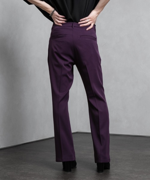 Adoon plain（アドーンプレーン）の「【Adoon plain】フレアスラックス（スラックス・メンズ・ブラック/ブルー/ライトグリーン/グレー/パープル/ダークオレンジ・SMALL/MEDIUM/LARGE）」の11枚目の写真