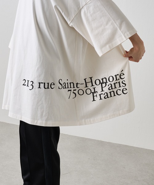 Lui's（ルイス）の「ウルトラ BIG Tシャツ（Tシャツ/カットソー・メンズ・ホワイト/ブラック・FREE）」の16枚目の写真