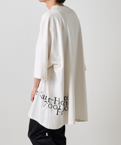 Lui's（ルイス）の「ウルトラ BIG Tシャツ（Tシャツ/カットソー・メンズ・ホワイト/ブラック・FREE）」の5枚目の写真