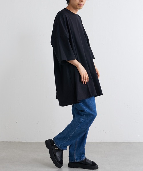 Lui's（ルイス）の「ウルトラ BIG Tシャツ（Tシャツ/カットソー・メンズ・ホワイト/ブラック・FREE）」の12枚目の写真