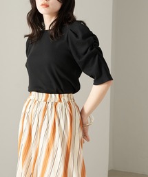 earth music&ecology | 袖デザインカットプルオーバー(Tシャツ/カットソー)