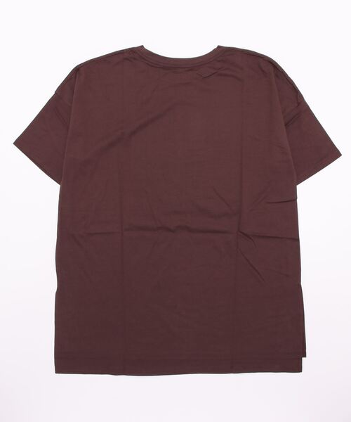 coca(coca)(コカ)の「サイドスリットTee(Tシャツ/カットソー・レディース・ホワイト/ブラウン/その他/ブラック・ONE SIZE)」の22枚目の写真