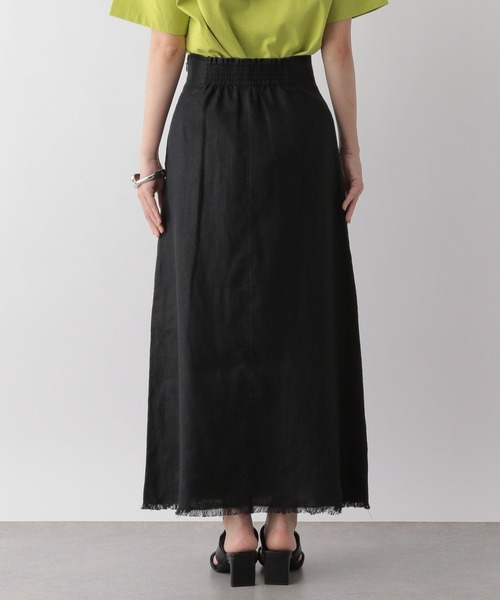 LOWRYS FARM（ローリーズファーム）の「スソフリンジフレアスカート　273459（スカート・レディース・ブラウン/アイボリー/ブラック・FREE）」の12枚目の写真