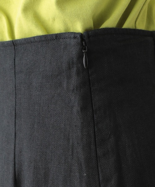 LOWRYS FARM（ローリーズファーム）の「スソフリンジフレアスカート　273459（スカート・レディース・ブラウン/アイボリー/ブラック・FREE）」の14枚目の写真