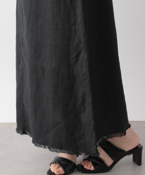 LOWRYS FARM（ローリーズファーム）の「スソフリンジフレアスカート　273459（スカート・レディース・ブラウン/アイボリー/ブラック・FREE）」の15枚目の写真