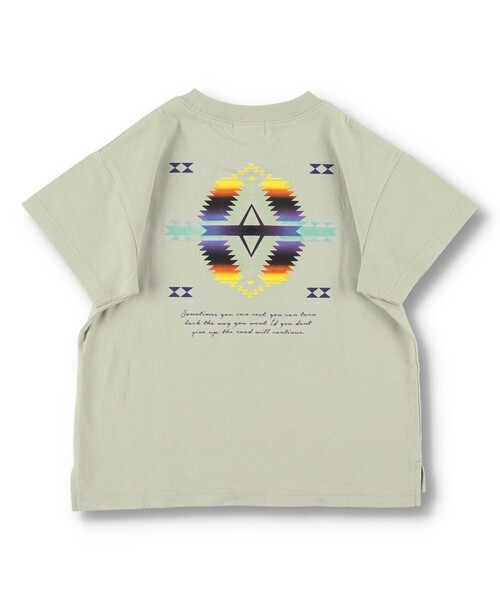 BRANSHES(ブランシェス)の「【bコレ / 綿100%】グラフィック半袖Tシャツ(Tシャツ/カットソー・キッズ・ライトグレー/レッド/パープル/ブルー/カラフル/ホワイト/ラベンダー/オフホワイト/ブルーグレー/ブラック・100/90/120/150/140/110/130)」の1枚目の写真