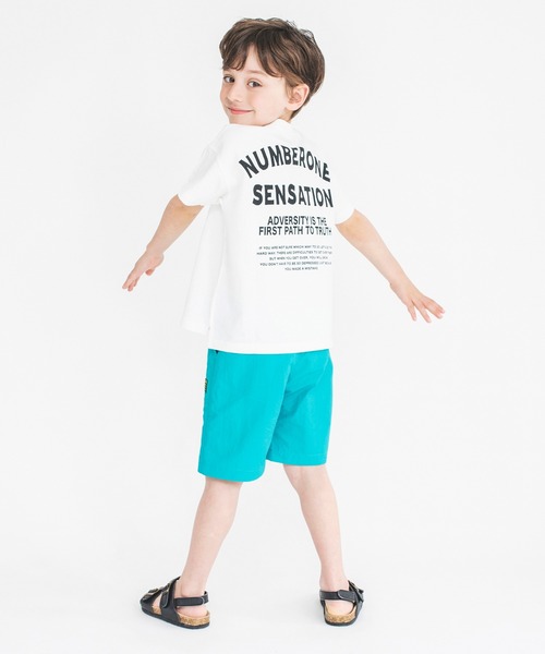 BRANSHES(ブランシェス)の「【bコレ / 綿100%】グラフィック半袖Tシャツ(Tシャツ/カットソー・キッズ・ライトグレー/レッド/パープル/ブルー/カラフル/ホワイト/ラベンダー/オフホワイト/ブルーグレー/ブラック・100/90/120/150/140/110/130)」の20枚目の写真