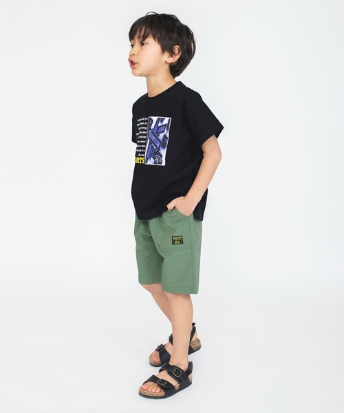 BRANSHES(ブランシェス)の「【bコレ / 綿100%】グラフィック半袖Tシャツ(Tシャツ/カットソー・キッズ・ライトグレー/レッド/パープル/ブルー/カラフル/ホワイト/ラベンダー/オフホワイト/ブルーグレー/ブラック・100/90/120/150/140/110/130)」の11枚目の写真