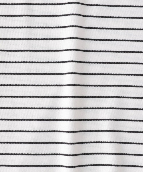 LEPSIM(レプシィム)の「カラーボーダーTシャツ 269997(Tシャツ/カットソー・レディース・ブルー/オフホワイト/ブラック/ブルー系その他・FREE)」の10枚目の写真