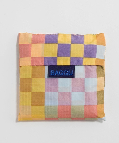 【新品】BAGGU スタンダード　イエロータータンチェック DEUXIEME CLASSE - 【BAGGU】イエロー タータン チェック