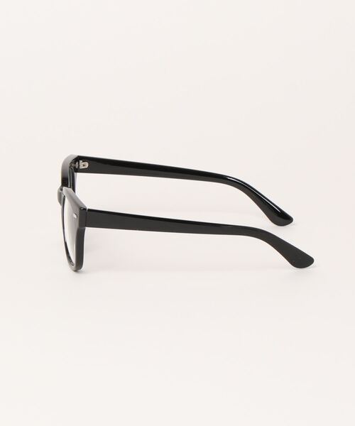 Me%（ミィパーセント）の「フトフチウェリントンメガネ（メガネ・レディース・ブラック・FREE）」の3枚目の写真