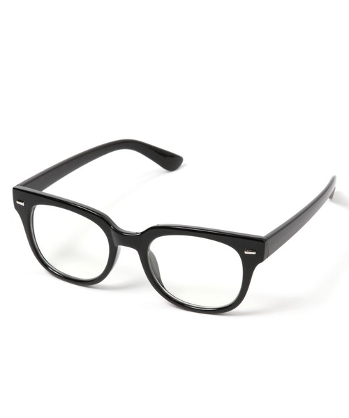 Me%（ミィパーセント）の「フトフチウェリントンメガネ（メガネ・レディース・ブラック・FREE）」の5枚目の写真