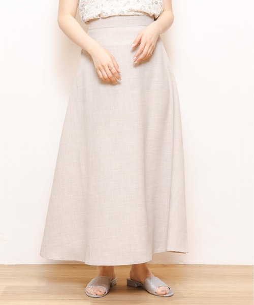 flower（フラワー）の「リネンライクスカート（スカート・レディース・ブラック/ベージュ・FREE）」の19枚目の写真